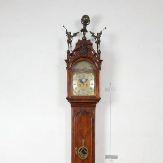 Decorated longcase clock